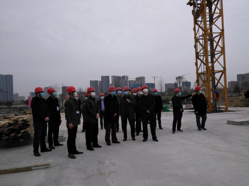 尊龙集团官网集团党委书记、董事长任丁率队 赴金牛宾馆查抄工程复工工作