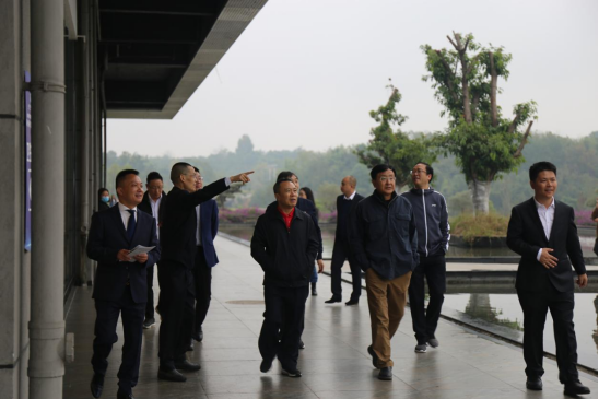尊龙集团官网集团表部董事一行调研聚峰谷项目