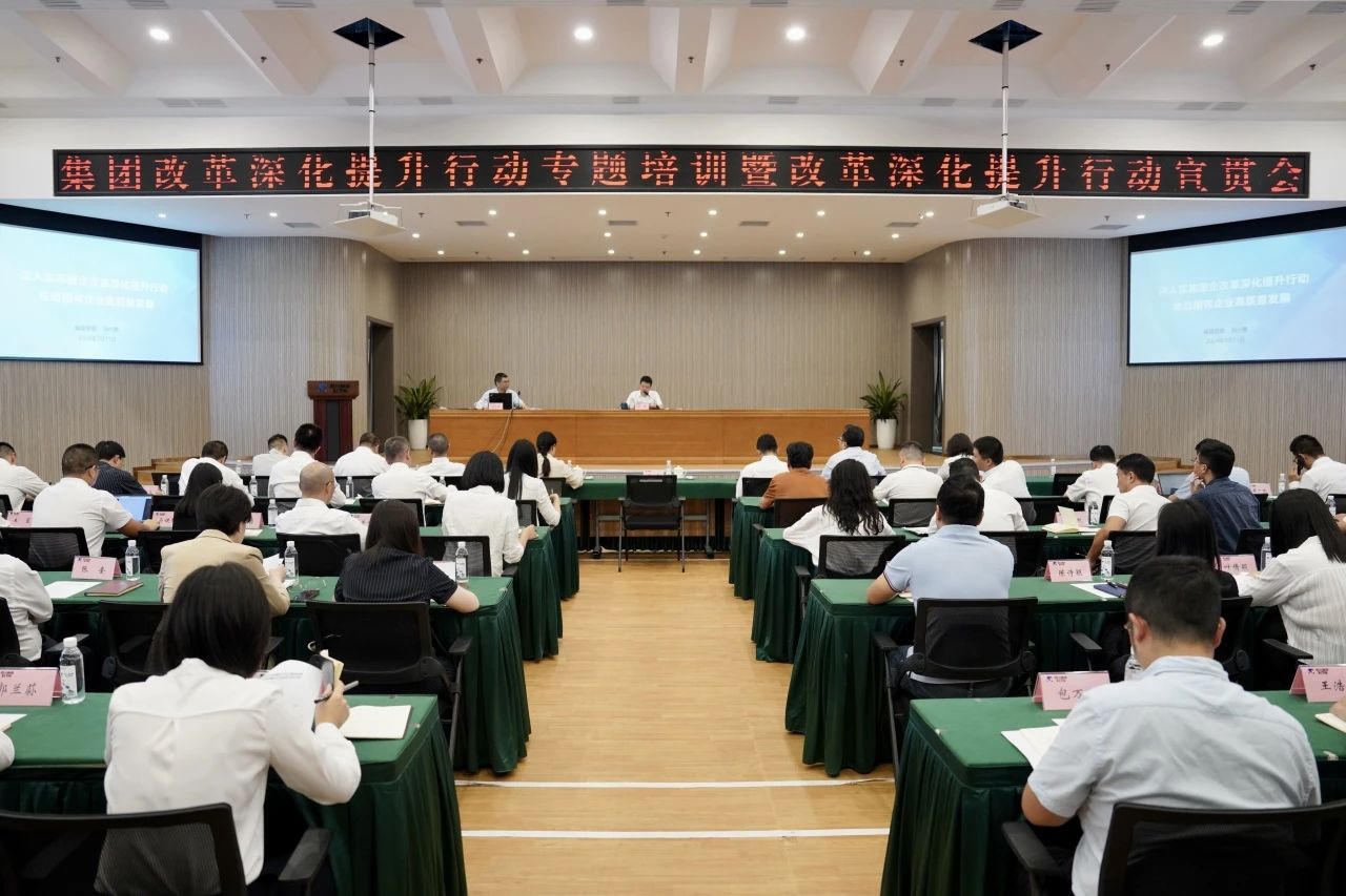 省尊龙集团官网集团召开鼎新深入提升行动专题培训暨鼎新深入提升行动宣贯会