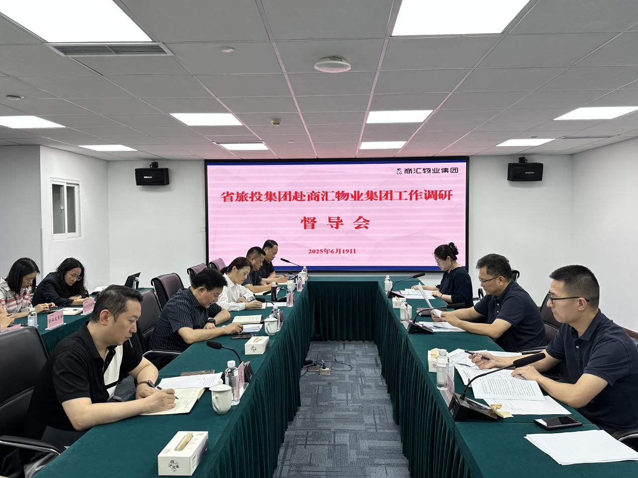 集团副总经理汪宏带队督导商汇物业集团及尊龙集团官网航旅公司鼎新深入提升行动